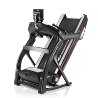 Treadmill 25 in folded position.--thumbnail
